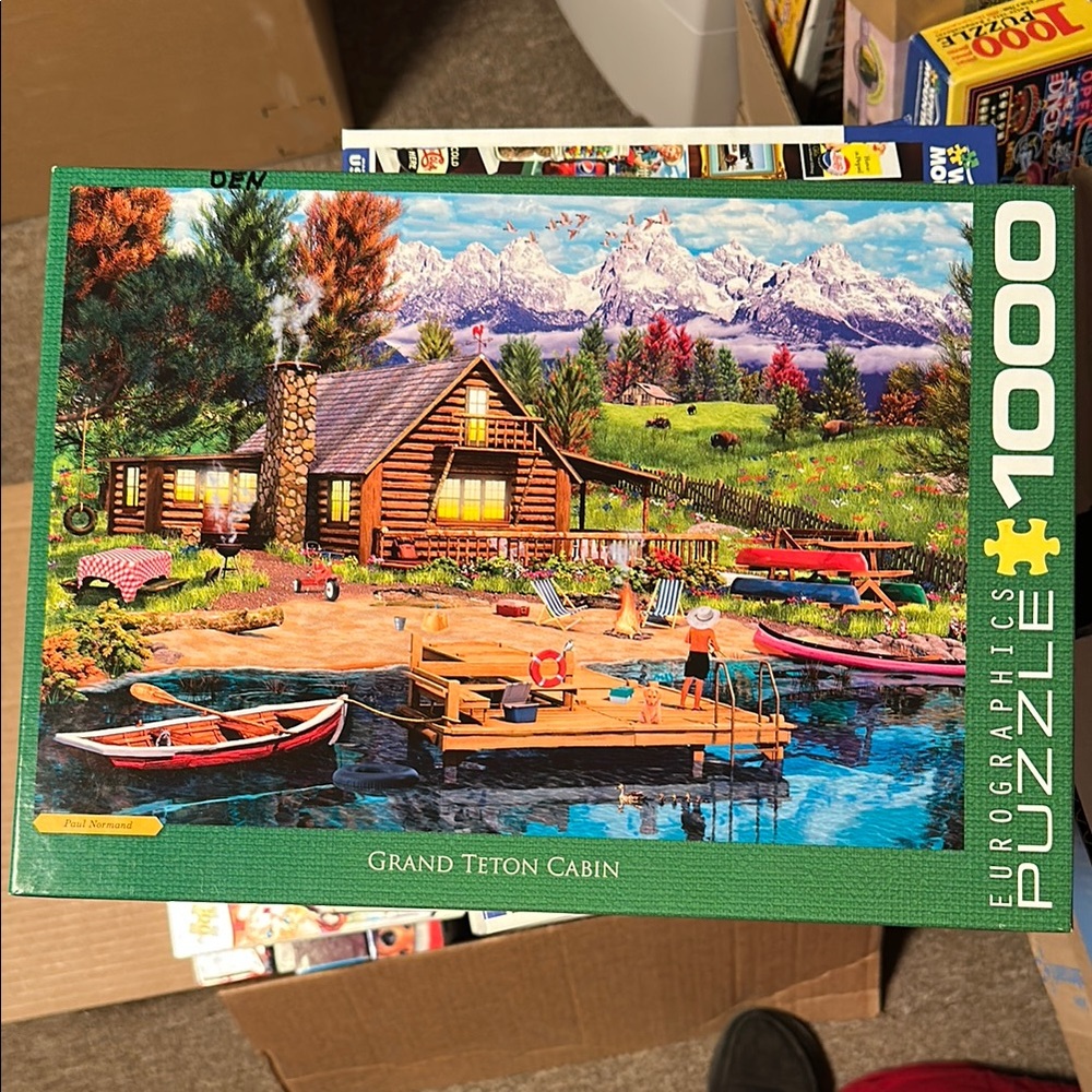 Grand Teton Cabin Puzzle - 1000 Pieces